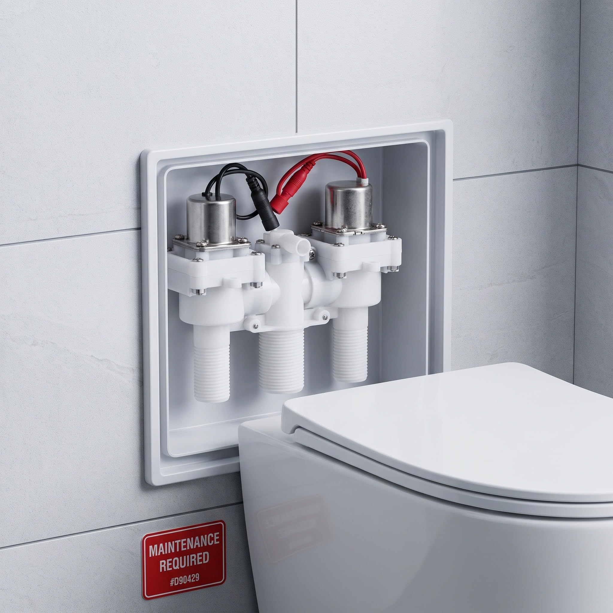 DOITOOL Zawór elektromagnetyczny impulsowy z podwójną głowicą, zawór