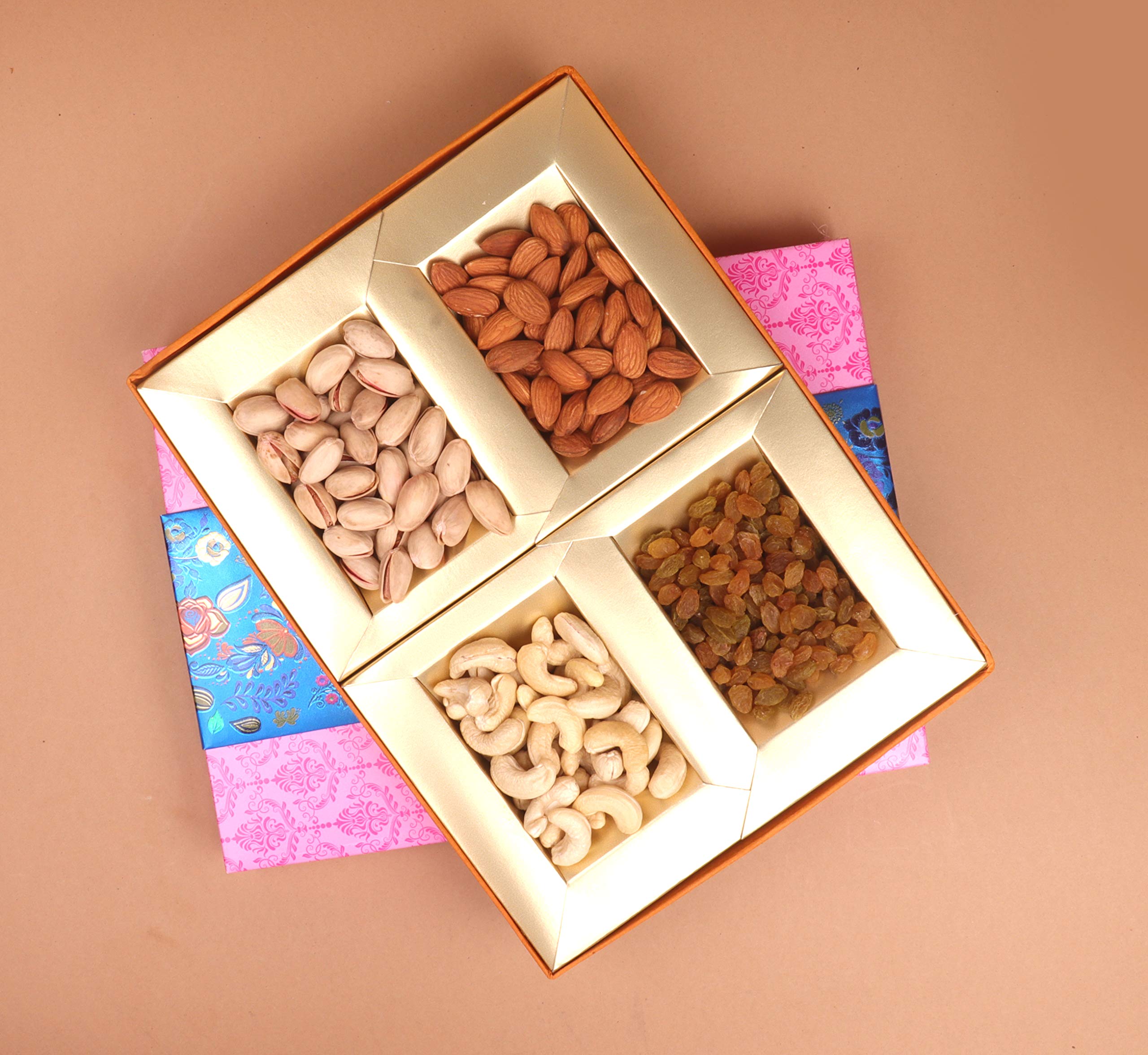 LEEVE DRY FRUITS Fresh Combo Fruit & Nuts Diwali Gift Fancy Box Hamper offer pack 200G Pc22 - Image 3 thumbnail