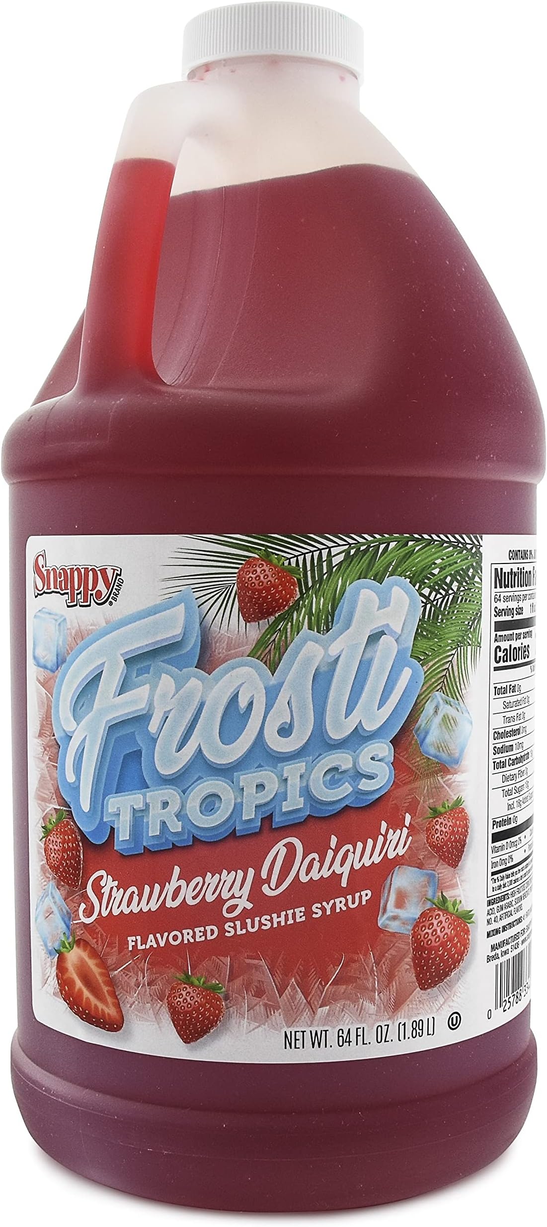 Strawberry Daiquiri Slushie Mix, 1/2 Gallon