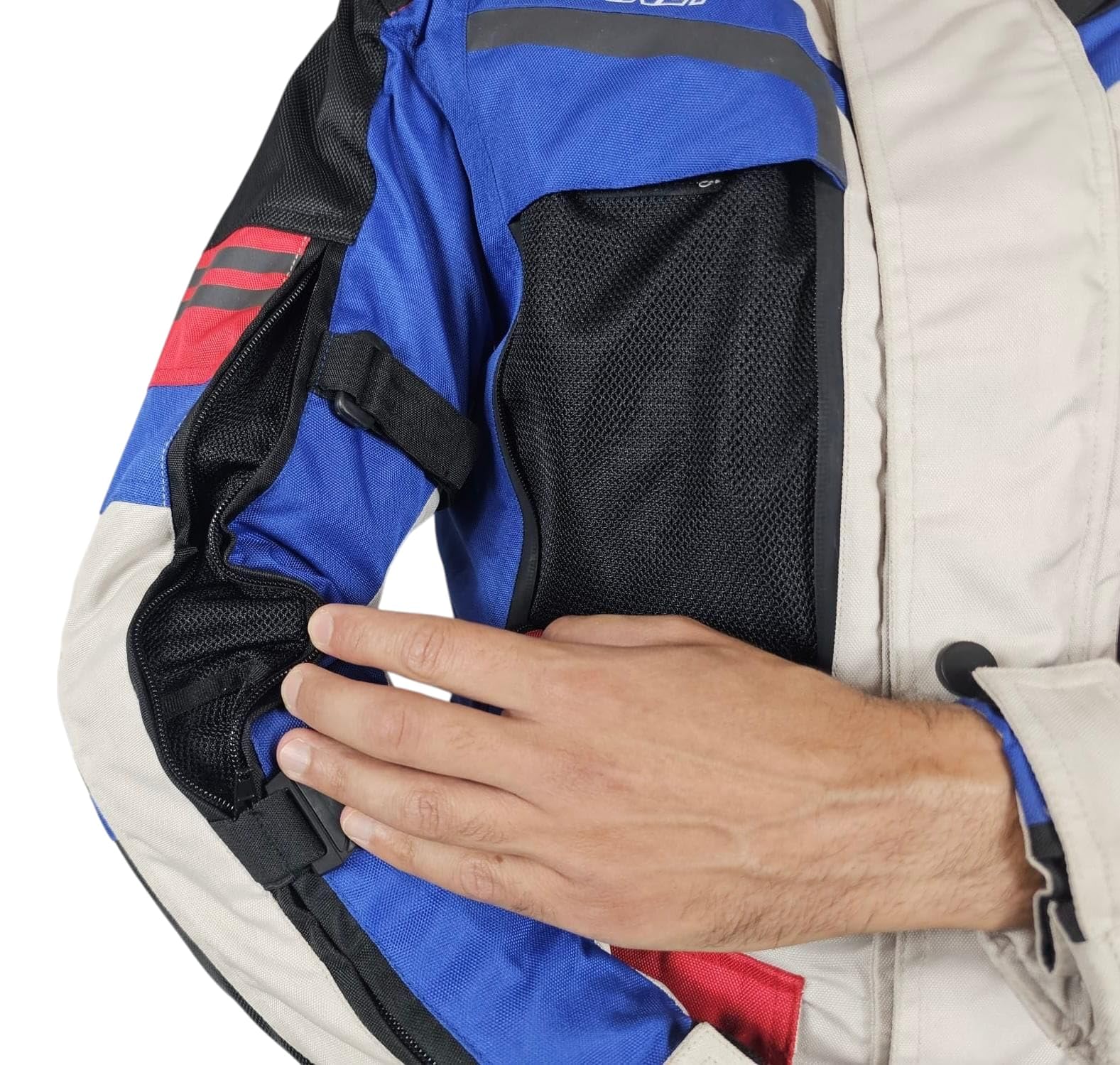 WinNet Completo tuta moto in cordura giacca e pantaloni per turismo