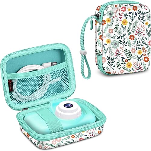 Miniatura 8 de FINTIE Funda para cámara para niños compatible con GoopowSecktonDylantoMgaoloMasterbeeCIMELRDesuccus juguetes para cámara digital para niños, bolsa