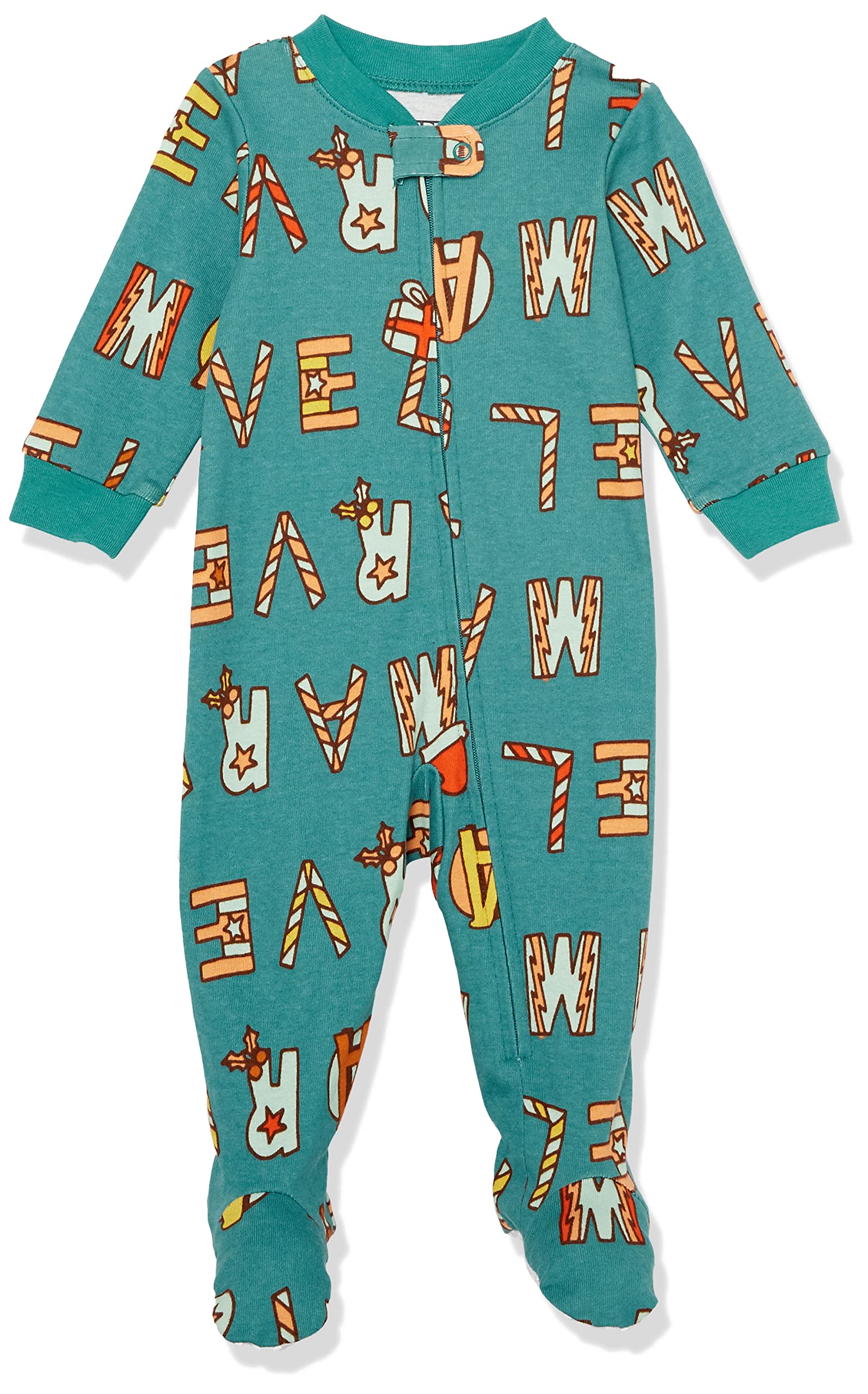 Amazon Essentials Unisex Baby Snug-Fit Cotton Footed Pyjamas — view 15