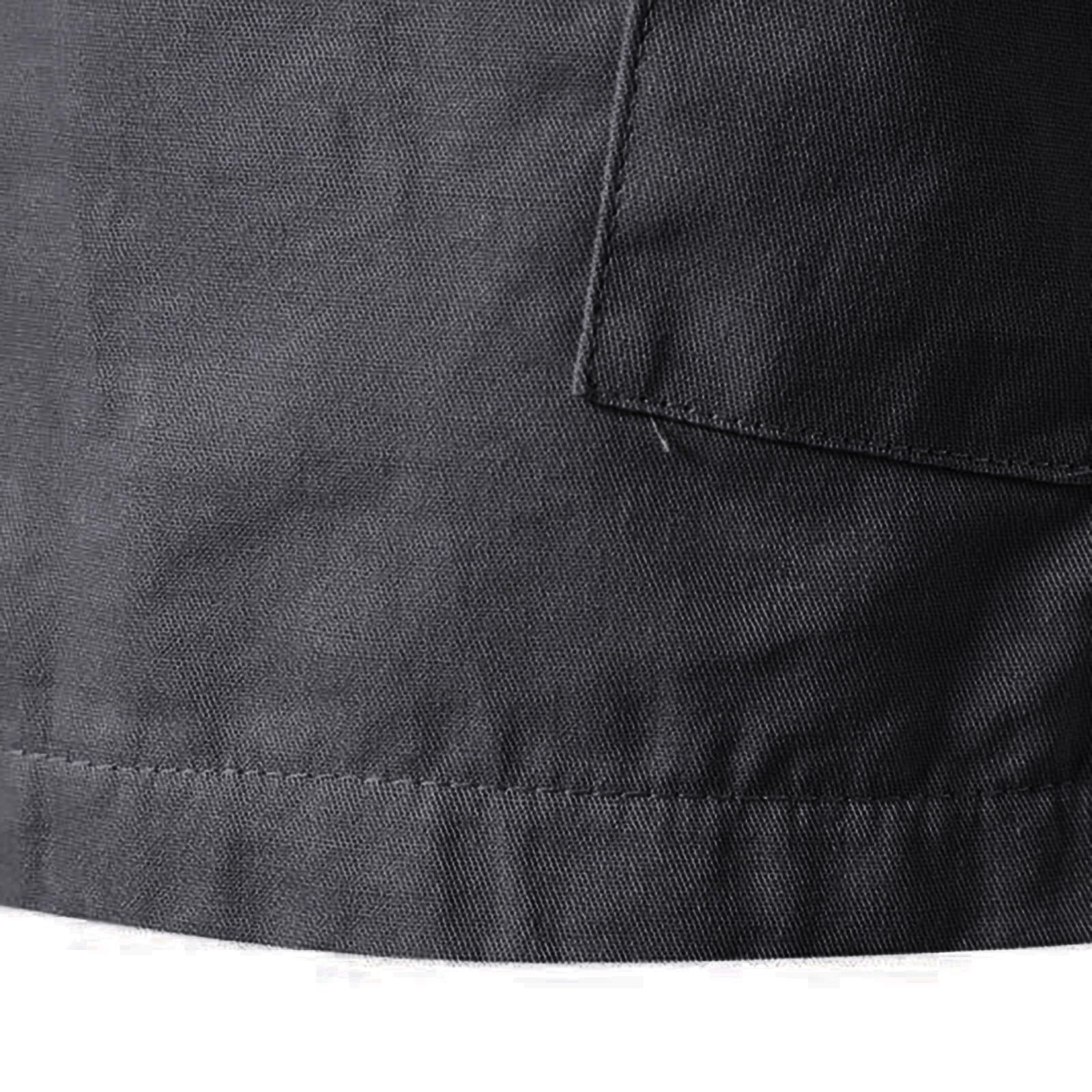 Herren-Cargo-Shorts, elastische Taille, lockere Passform, Kampf-Arbeitsshorts mit Taschen, Kordelzug, solide, leicht, Outdoor, Wandern, kurz, atmungsaktiv, Baggy, lässig, Sommer, kurze Hose, bequem