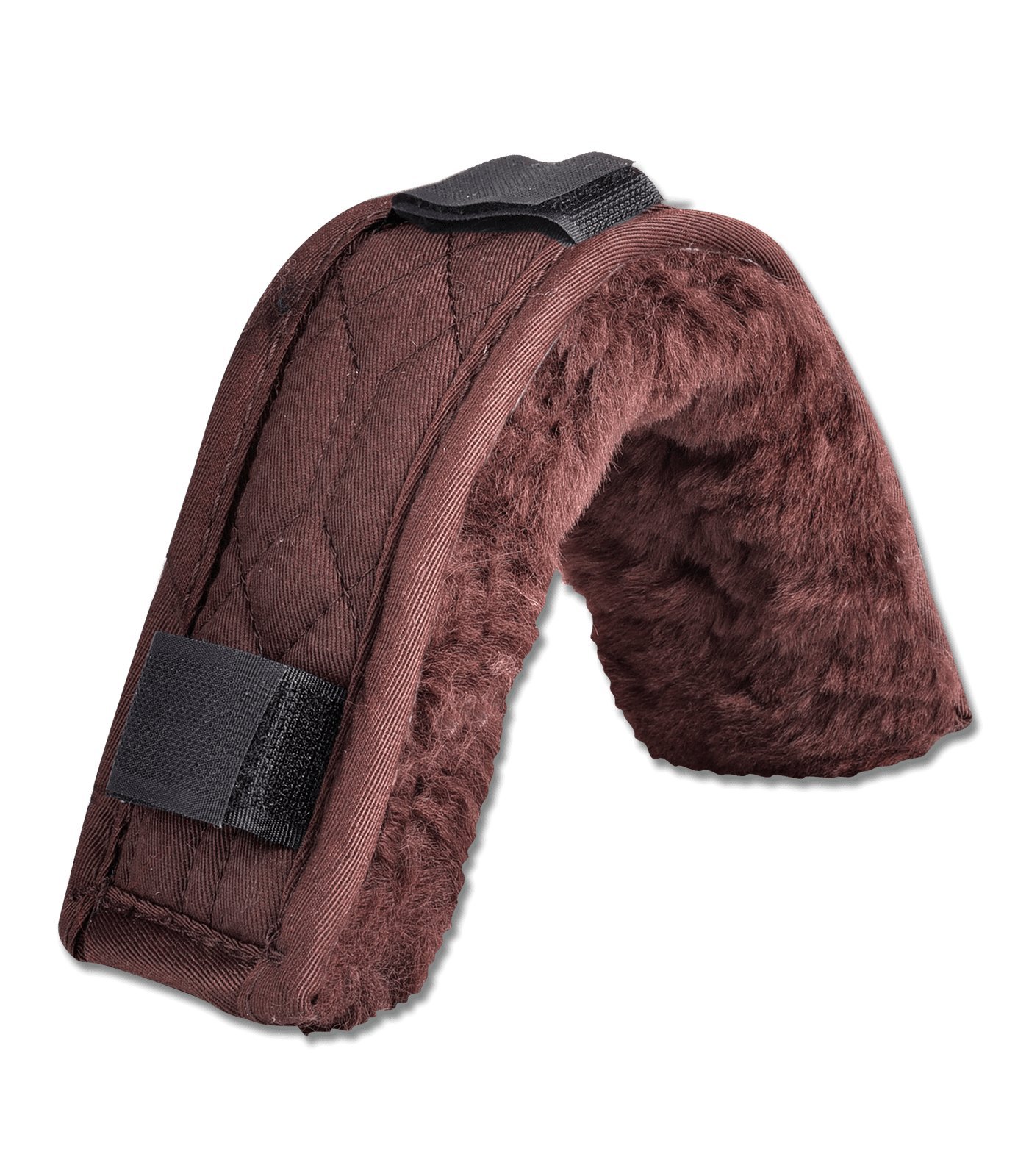 Equipride LAMBSKIN NOSEBAND, OR POLL, PROTECTION, 28 CM (Brown)