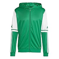 adidas Uomo SQUADRA25 Hoody Team Green/White, 4XL Tall