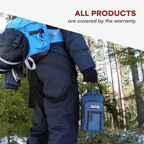 Miniatura 6 de Wild Wolf Outfitters El mejor soporte para botellas, número 1, para botellas de 1.89 litros. Lleva, protege y aísla tu cantimplora con este porta