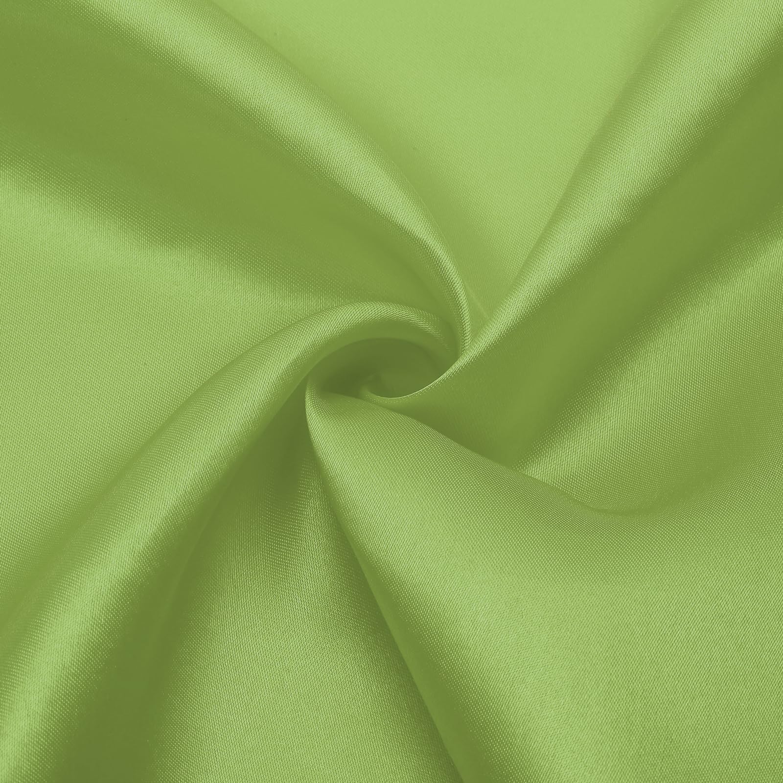 sourcing map Dusty Green Satin Fabric by the Yard, 1.6 Yards 39.4" Wide Silky Soft Cloth Fabrics for Bridal Dress Wedding Decorations DIY Crafts Sewing Napkins