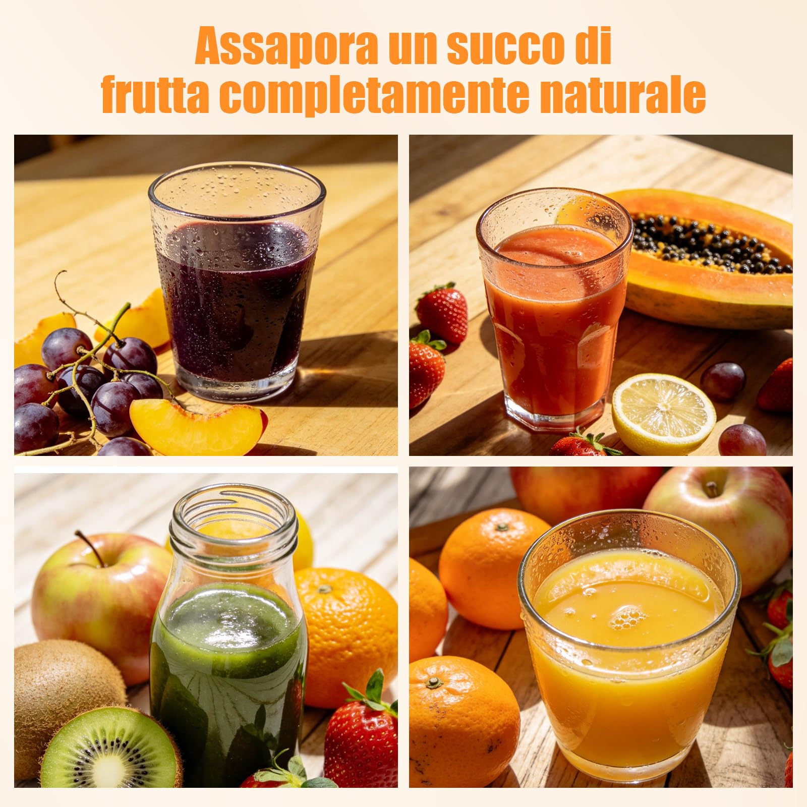 Frantoio elettrico da 4 l, 60 W, 75 rpm, per frutta commerciale, pane di canna e zucchero di canna