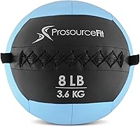 Vista 8 de ProsourceFit Bolas medicinales blandas, bolas de pared y ejercicios dinámicos de cuerpo completo, pesos codificados por colores: 6, 10, 14, 20 Lb.