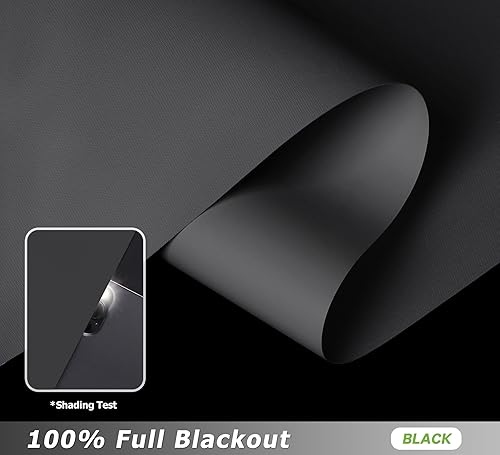 Miniatura 3 de LazBlinds Persiana enrollable sin cordón, persianas opacas de parada libre para ventanas, aislamiento térmico, protección UV, impermeable, persianas