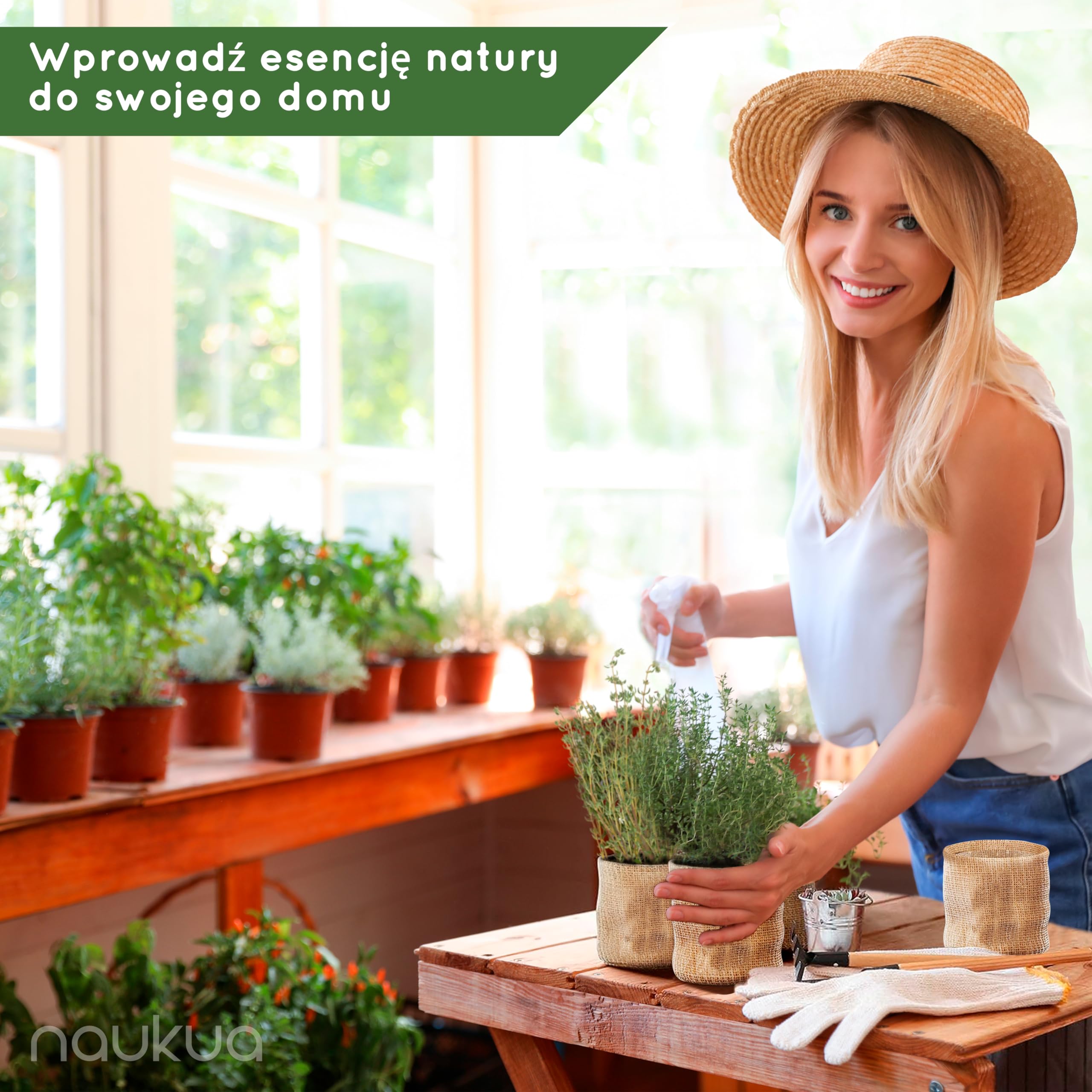 Hydroponiczny ogród warzywny - Inteligentny ogród gotowy do pchania z oświetleniem LED