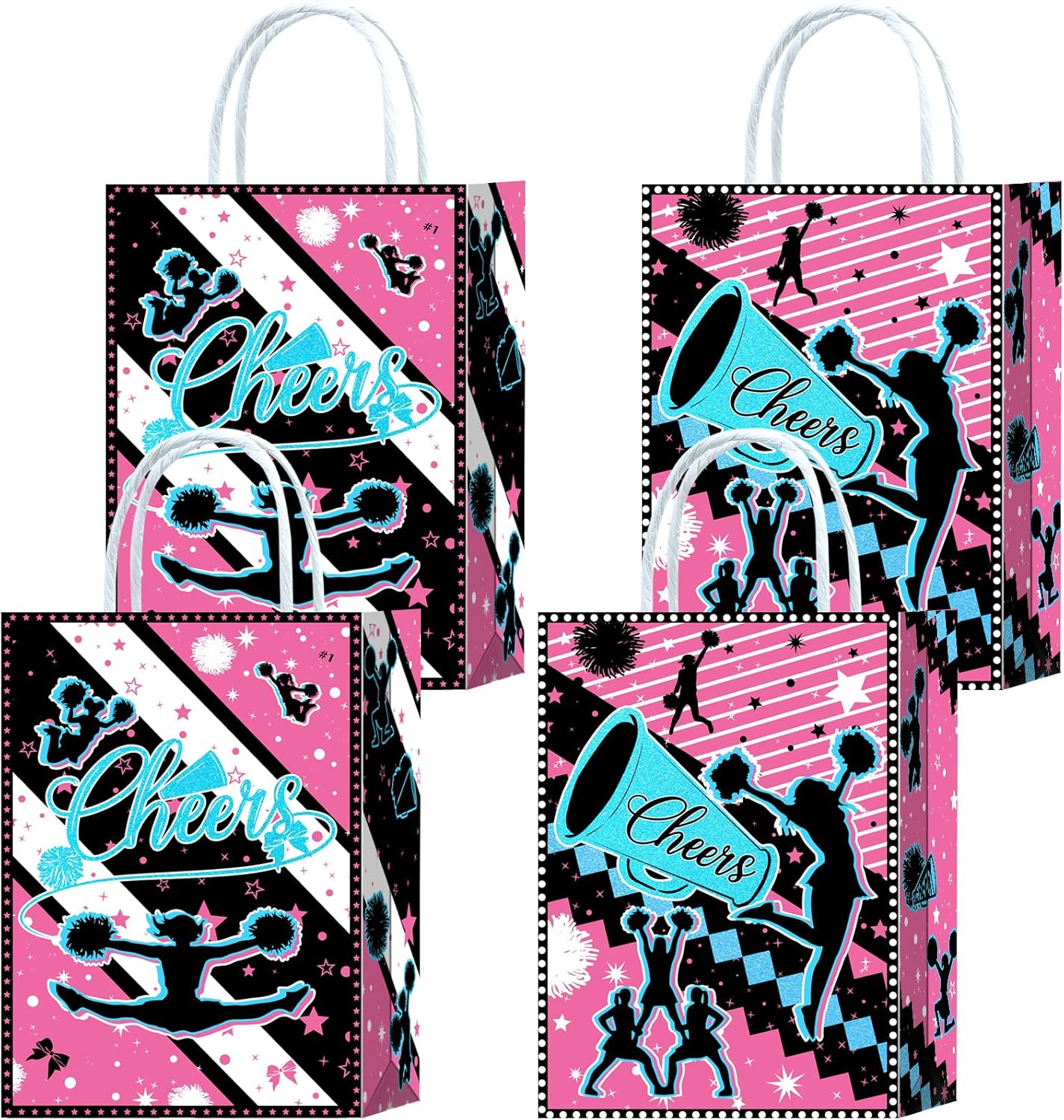 16 Pieces Cheerleading Goodie Bags for Cheerleading