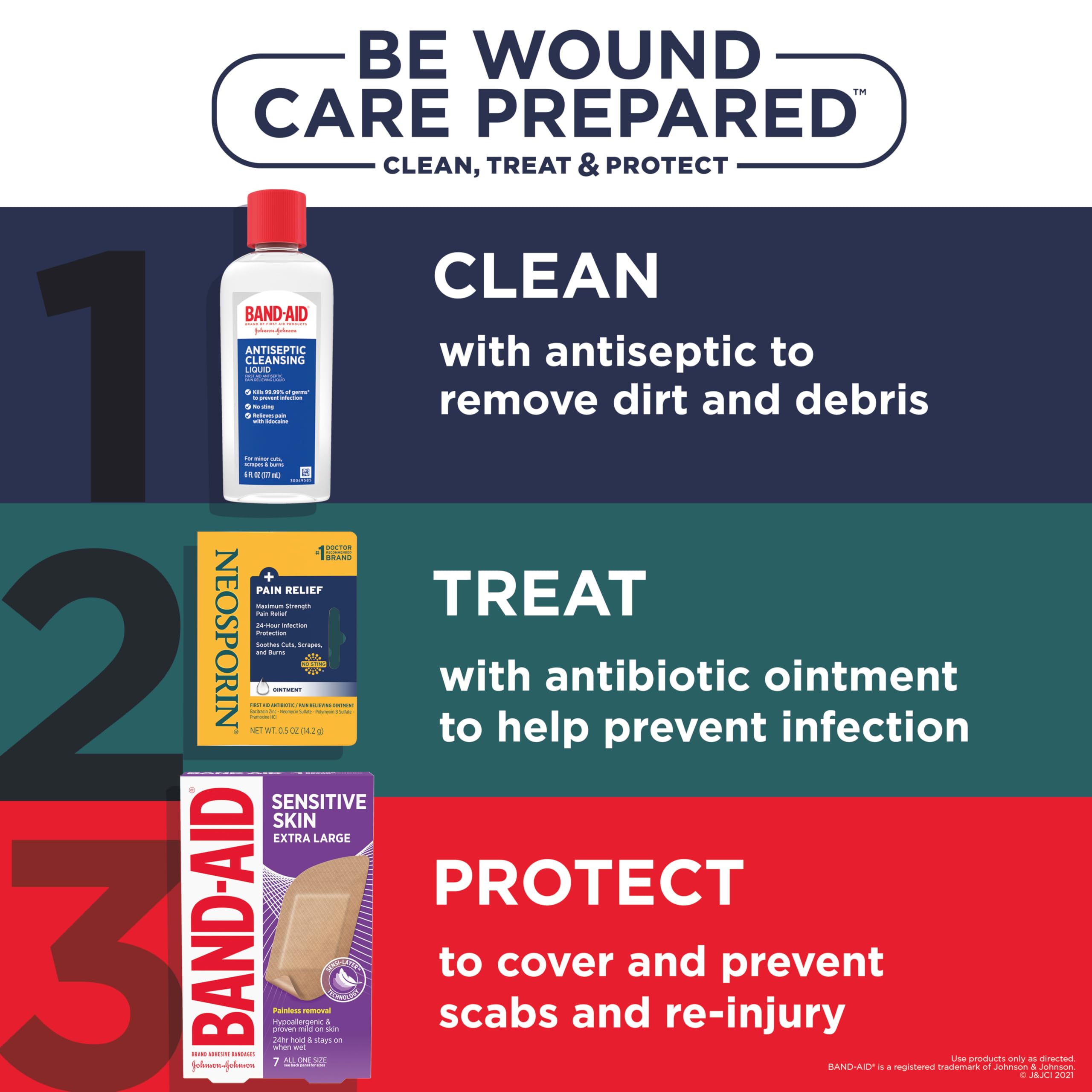 BAND-AID Brand Antiseptic Cleansing Liquid, 6 Fl. Oz — Amazon image 5