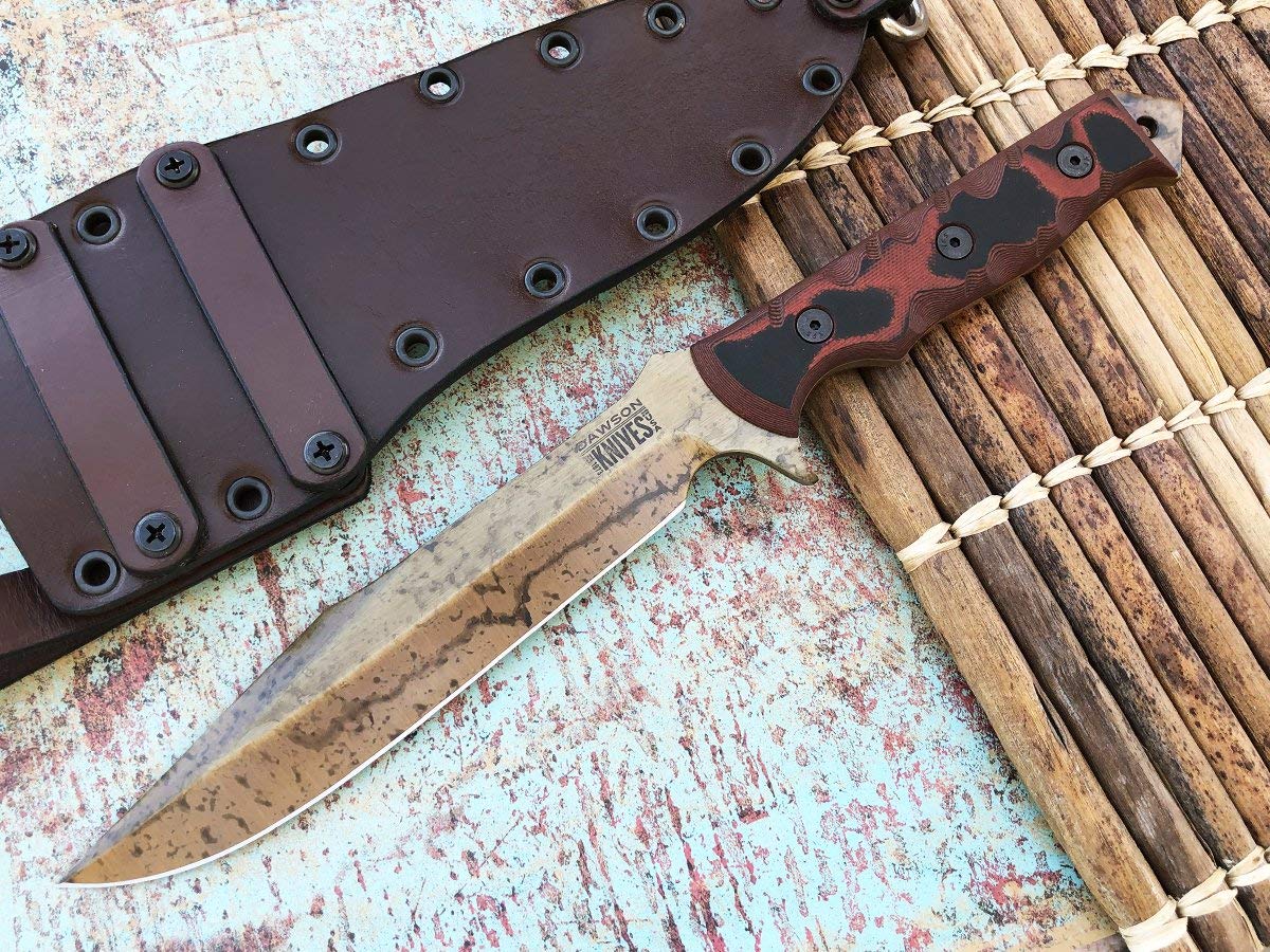 0Dawson Knives Mojave 7 Red