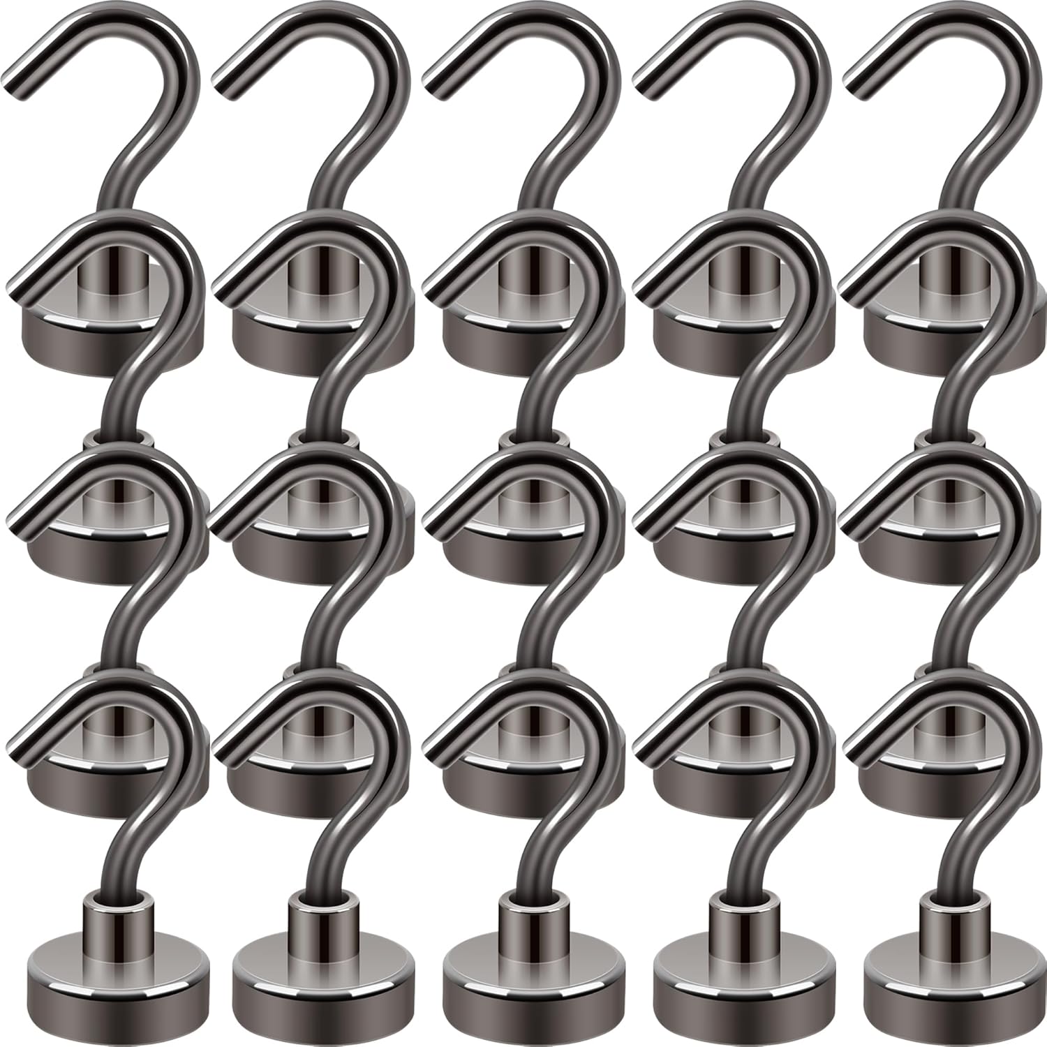 Neosmuk Magnetic Hooks,30lb+ Heavy Duty Earth NSD3 Magnets With - View #4
