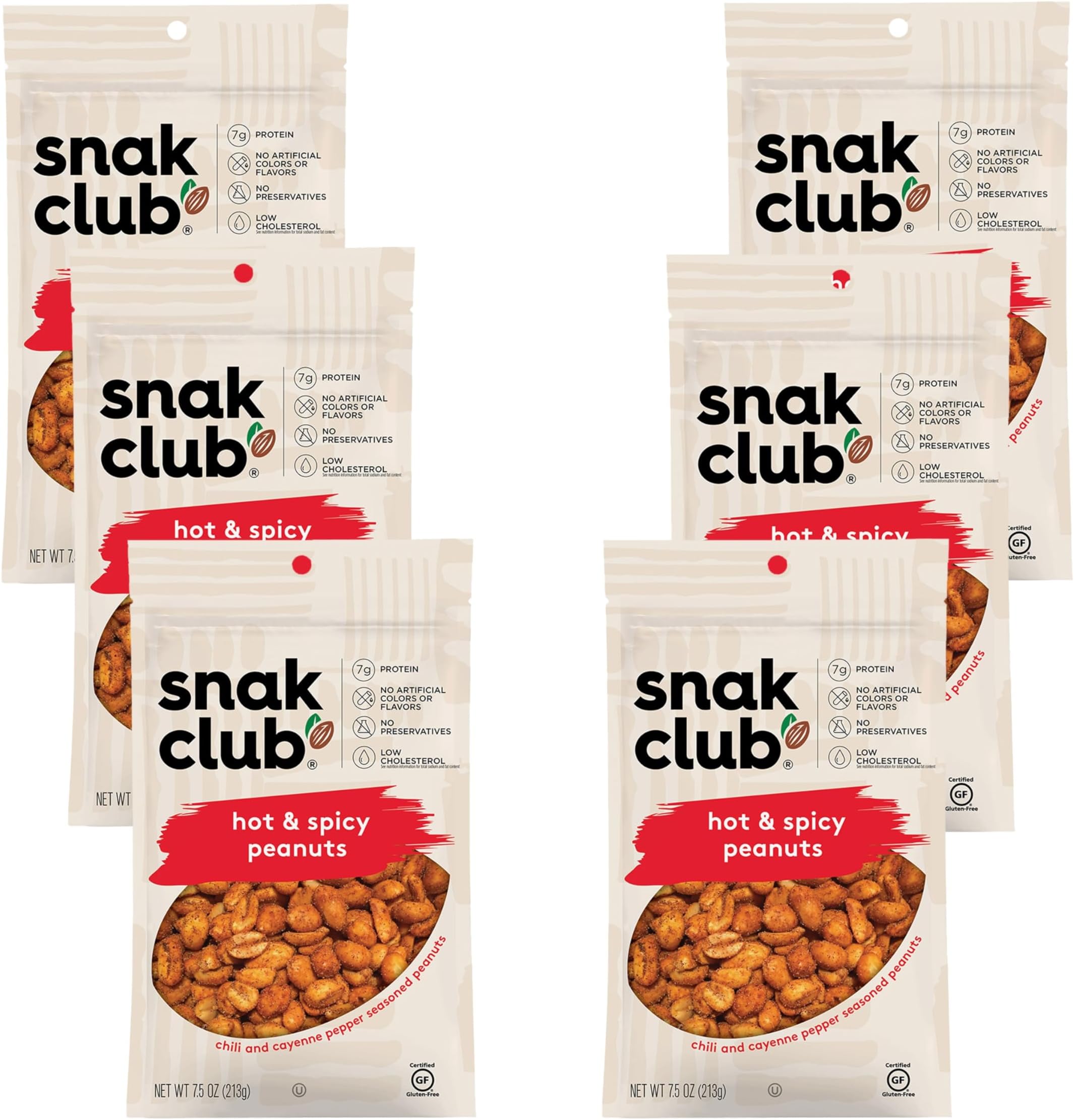 Amazon.com : Nut Harvest, Flamin' Hot Peanuts, 16 oz Canisters, (4 Pack ...