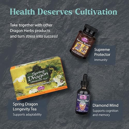 Miniatura 7 de Dragon Herbs - Tao in a Bottle Cápsulas  Suplemento de fórmula herbaria para apoyar el estrés, el estado de ánimo, la concentración, la
