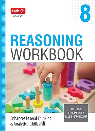 MTG Olympiad Reasoning Workbook Class 8 - Enhances Lateral Thinking &amp; Analytical Skills, Reasoning Workbook For SOF Olympiad &amp; Talent Search Exam