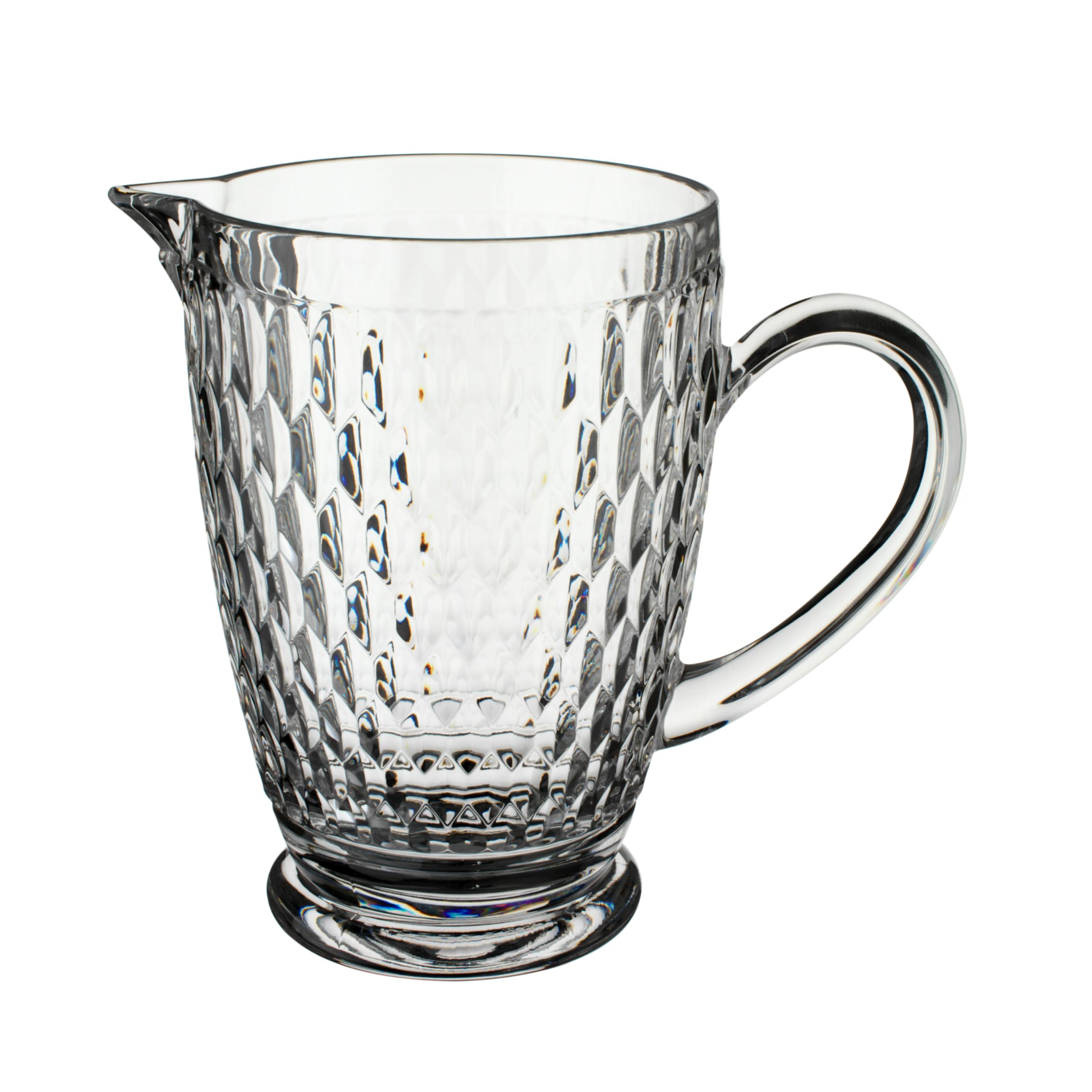 Villeroy & Boch Transparent - Boston Jug, Exquisite, Beautifully Shaped Jug To Serve Delicious Drinks At Any Party, Crystal,