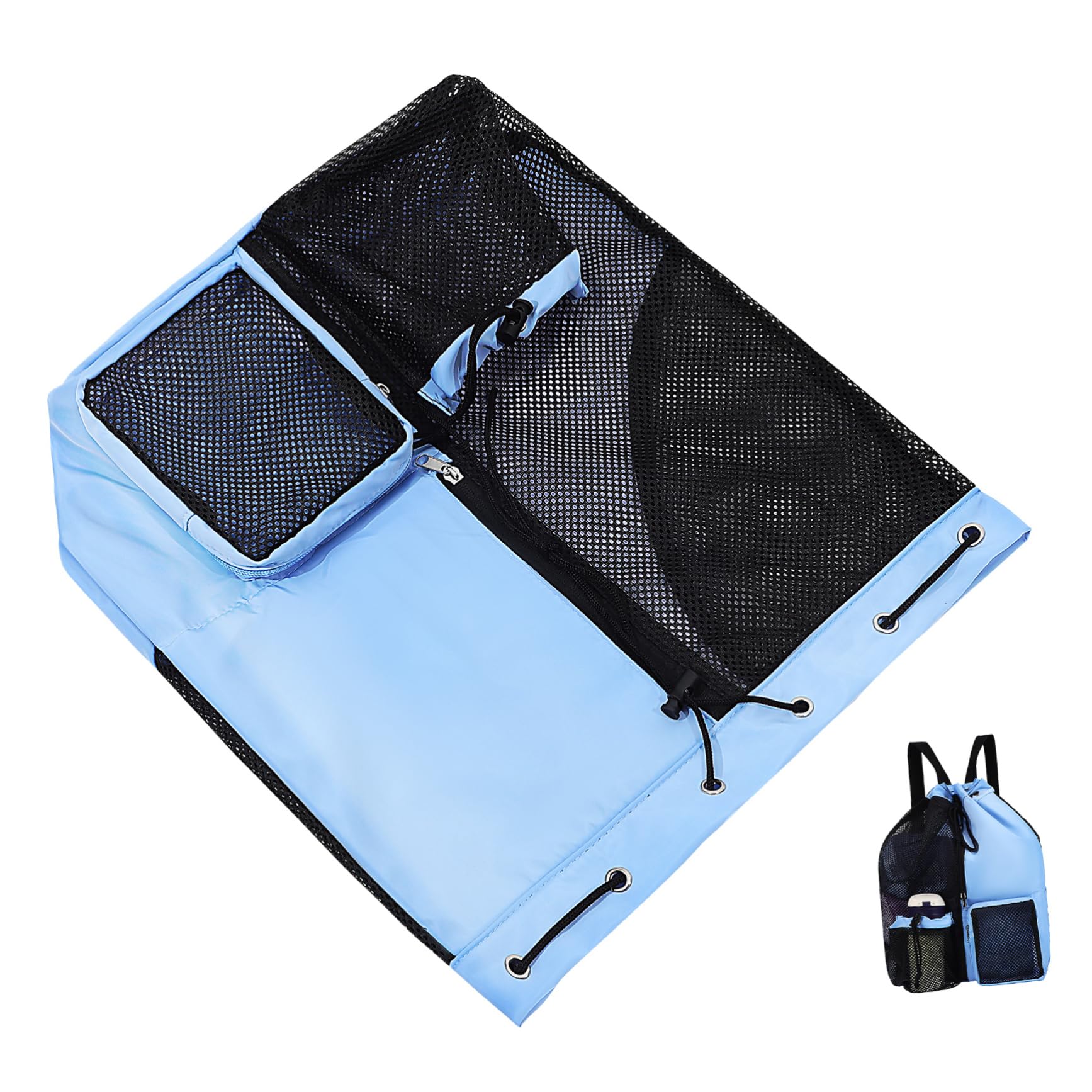 BESPORTBLE Waterproof Drawstring Swim Bag for Women Men Adults Large Capacity Pool Bag Sports Backpack