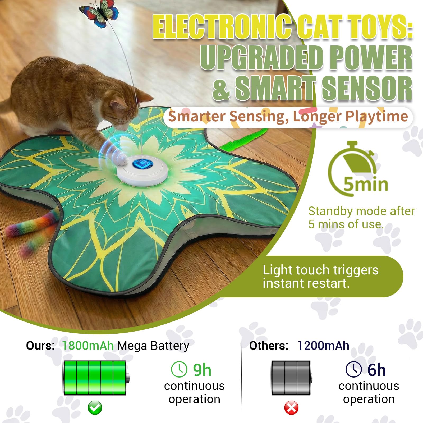 Juguetes para gatos de escondite (verde)