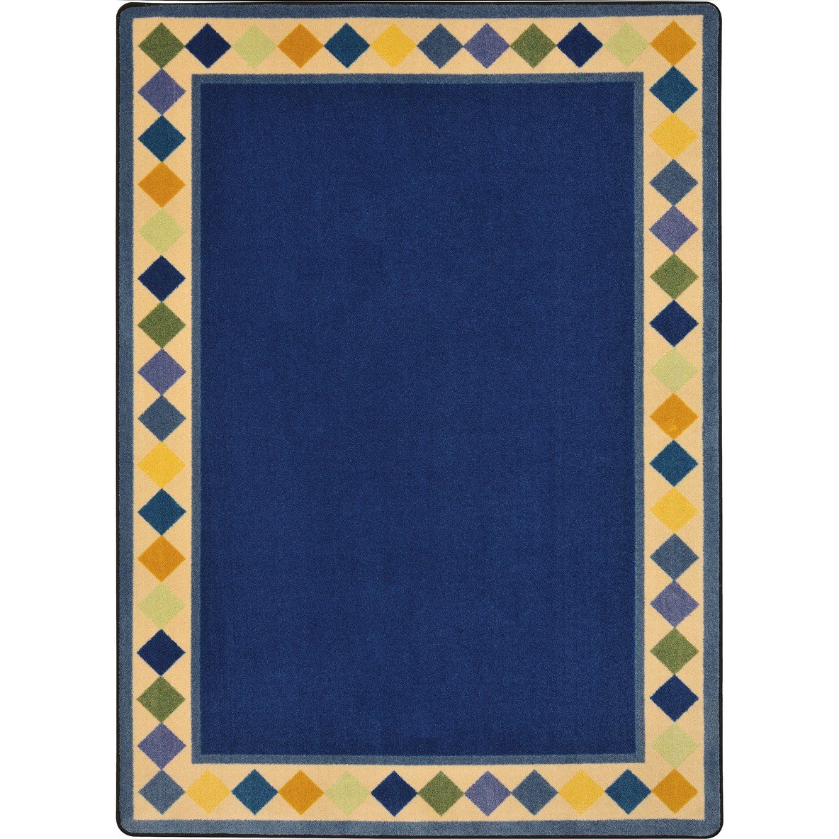 Joy Carpets Delightful Diamonds Rug, Multi, 3'10" x 5'4"