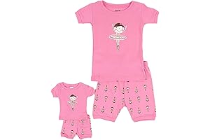 Matching Ballet Doll Pajama PJs Set for Girls & Dolls| Fits American...