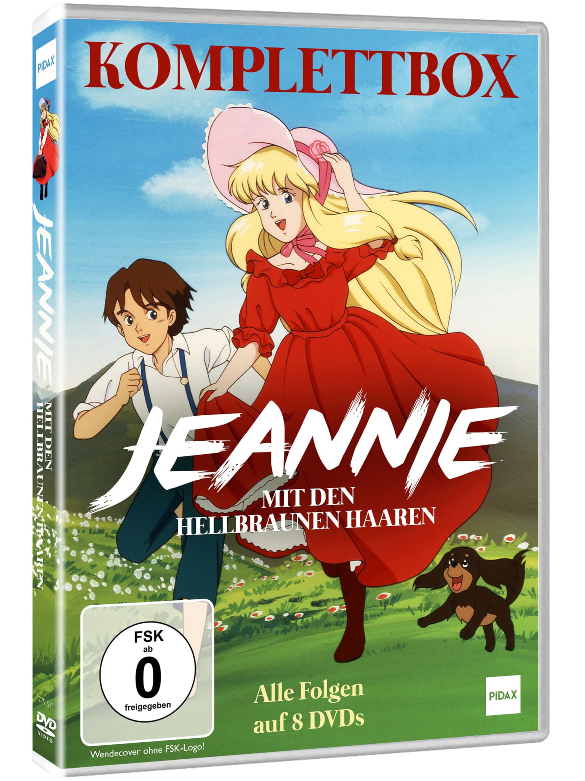 Jeannie mit den hellbraunen Haaren (Komplettbox) Alle 52 Episoden der beliebten Kult Anime-Serie [8 DVDs]