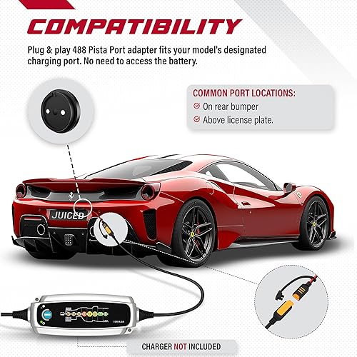Miniatura 3 de Adaptador JMR para Ferrari 488 Pista Compatible con CTEK (Puerto 488 Pista, Sin Indicador)
