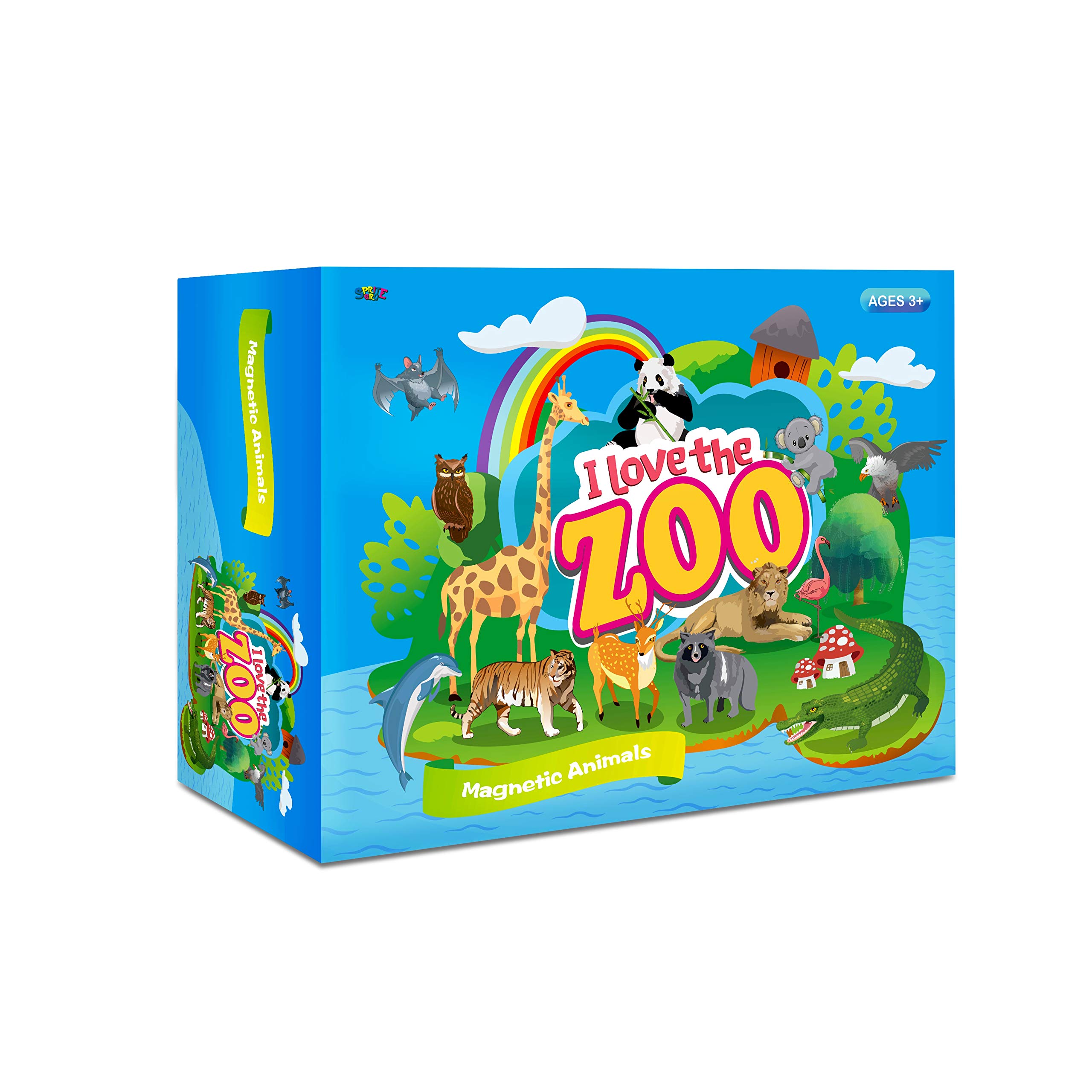 ZOO ページ Amazon.com: SpriteGru 59 PCS Zoo Animal Zoo Magnets for