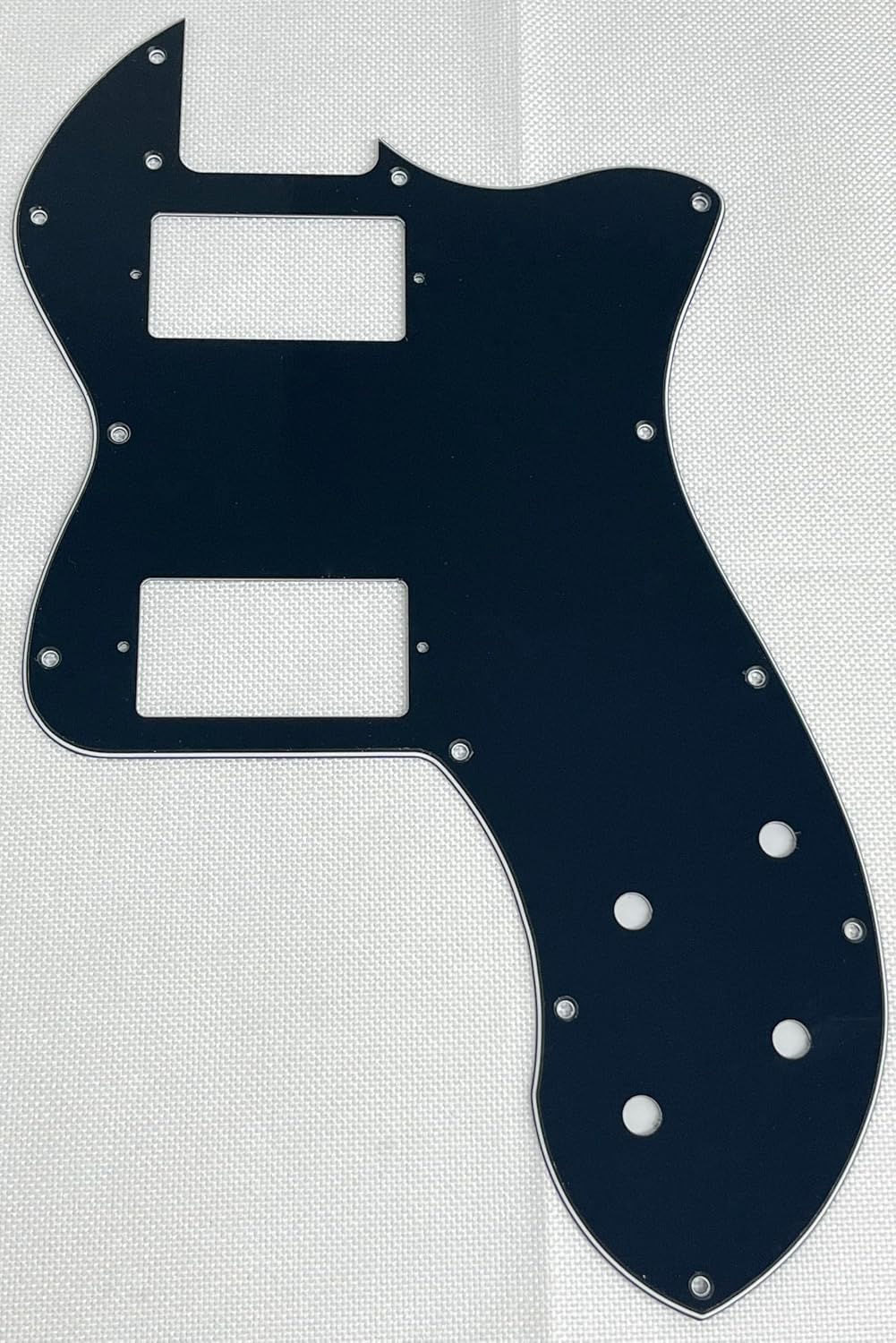 For Fit Tele Classic Player Thinline PAF Style Guitar Pickguard (3 Ply Black)