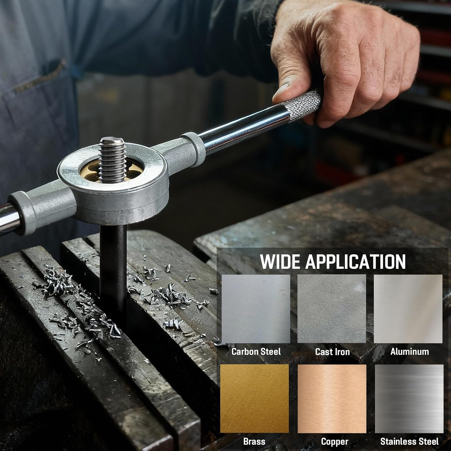 WINNER 87-Piece Complete Tap and Die Set in SAE and Metric, Premium Titanium Steel Threading Tool Set for Mechanics, Auto, Machinery and Craftsman, Metric and Standard, Internal and External Threads