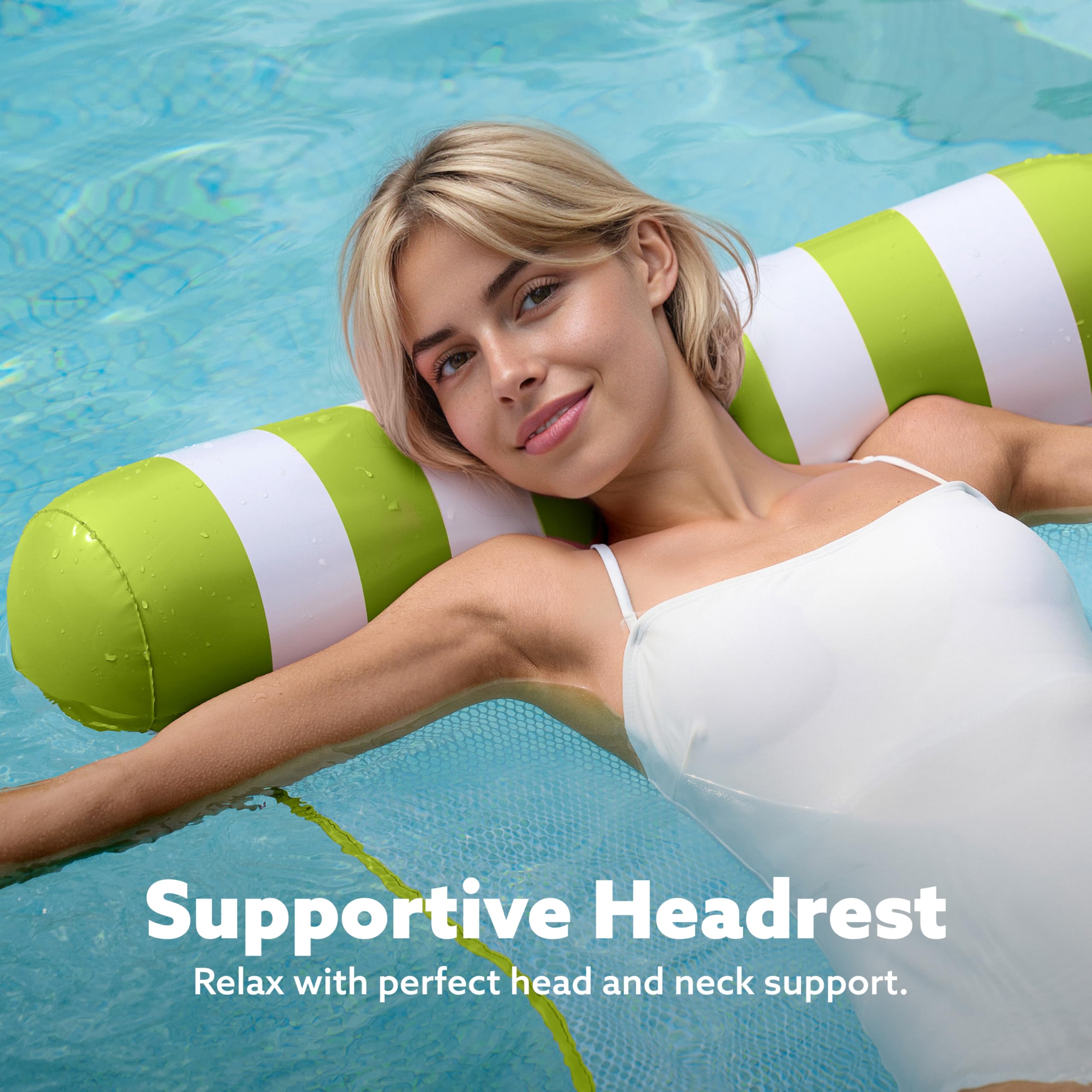 Sloosh 2 Packs Strip Type Hammock Pool Floats Adults - Image 4