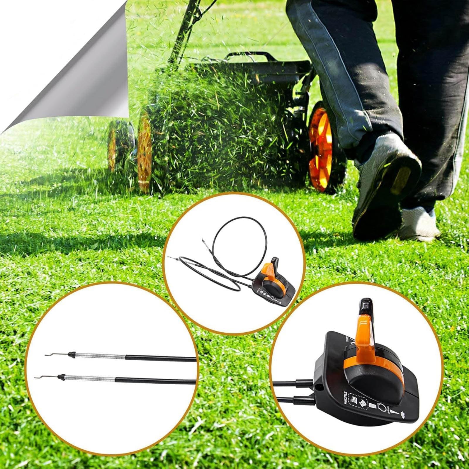 Cavo acceleratore per trattori da giardino da 99,7 cm, GY20948 GY20772, adatto per John Deere 125, 135, 145, 155C, 190C, LA120