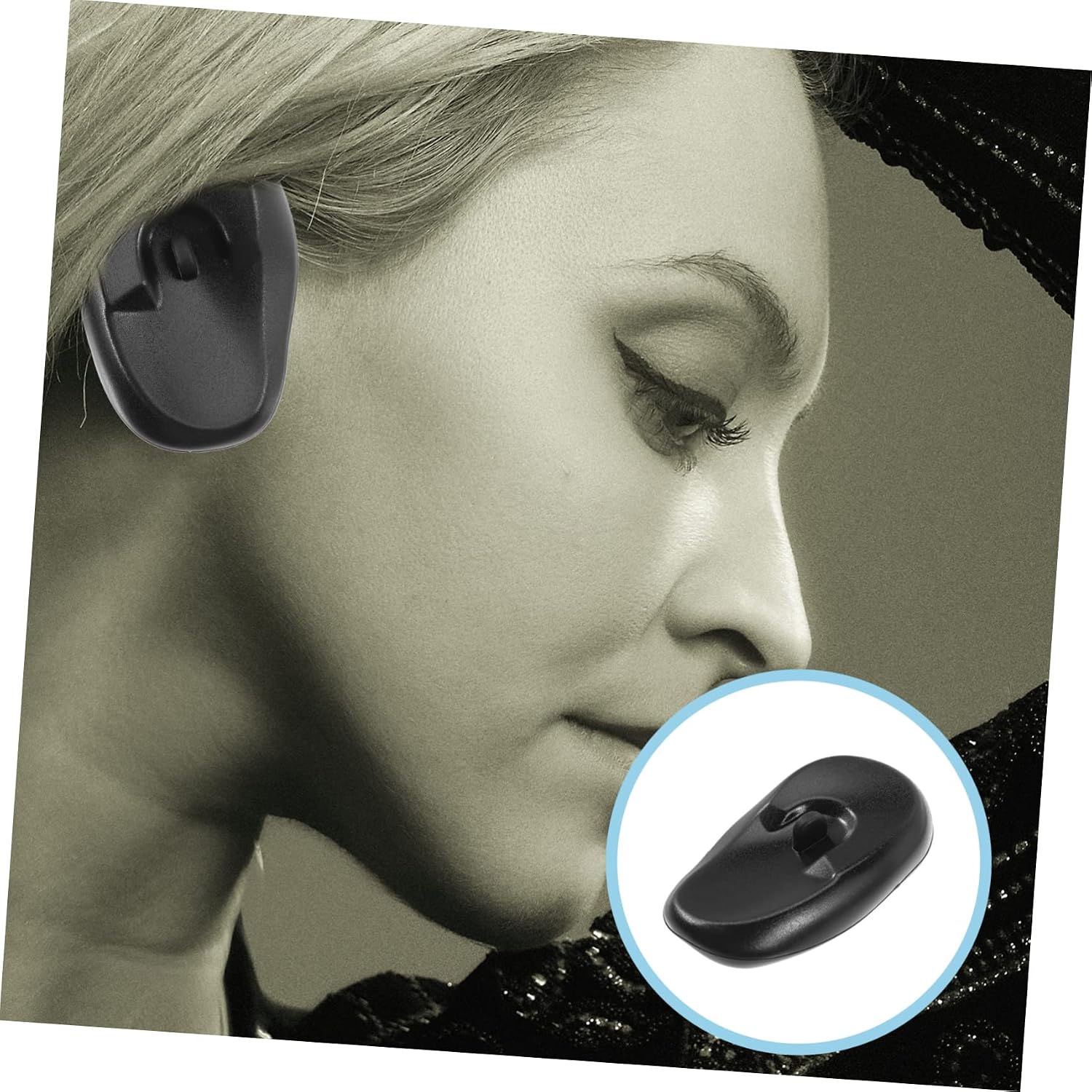 8pcs Hair Coloring Ear Protectors Silicone Ear Caps Heat Shield for Hair Dyeing Salon Use