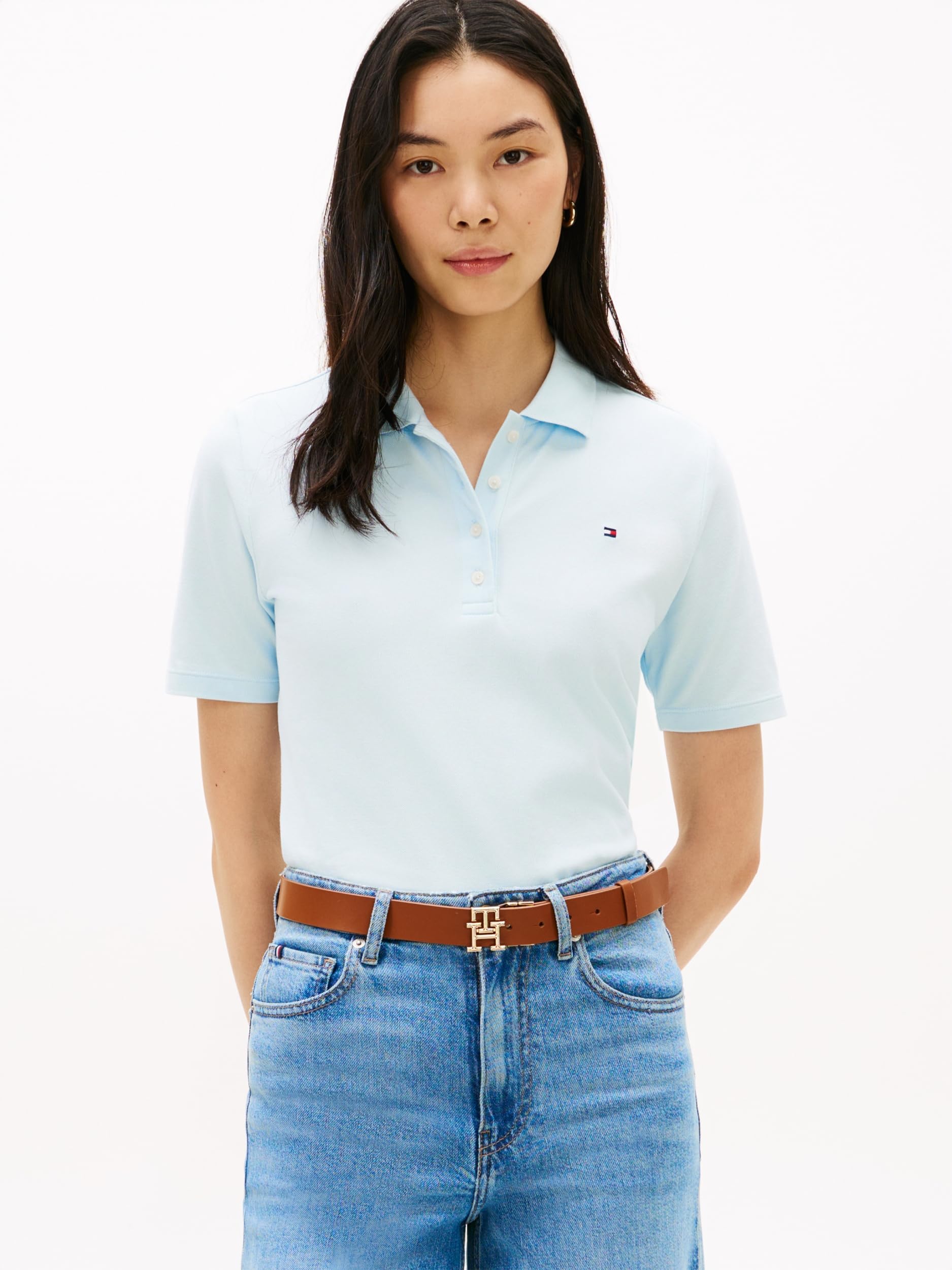 Tommy Hilfiger REG Pique Polo SS - L – Bild 2