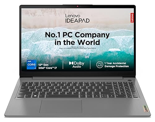 Lenovo IdeaPad Slim 3 12th Gen Core i7-1255U 15.6inch (39.62cm)(16GB RAM/512GB SSD/FHD IPS/Windows 11/MS Office 2021/1Yr ADP Free/3months Game Pass/Grey/1.63Kg), 82RK011GIN Thin & Light Laptop Lenovo IdeaPad Slim 3 12th Gen Core i7-1255U 15.6inch (39.62cm)(16GB RAM/512GB SSD/FHD IPS/Windows 11/MS Office 2021/1Yr ADP Free/3months Game Pass/Grey/1.63Kg), 82RK011GIN Thin & Light Laptop