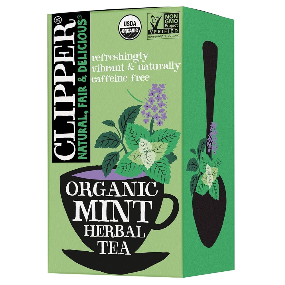 ◆mint tea◆ Amazon.com : Clipper Tea Mint Herbal Teabags – Caffeine Free