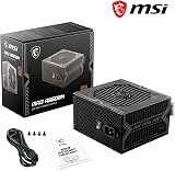 MSI MAG A650BN UK-Netzteil, 650 W, 80 Plus Bronze-Zertifiziert, 12 V Single-Rail, DC-to - 6