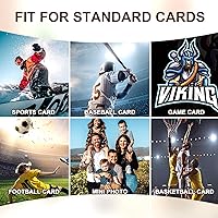 Vista 3 de 100 unidades de fundas de plástico para tarjetas con abertura superior, fundas Penny Soft para protectores de tarjetas de béisbol, adecuadas