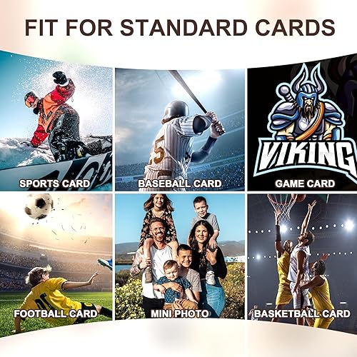 Miniatura 10 de 1000 fundas para tarjetas, cargadores superiores para tarjetas de intercambio, fundas suaves para tarjetas de béisbol, fundas protectoras para