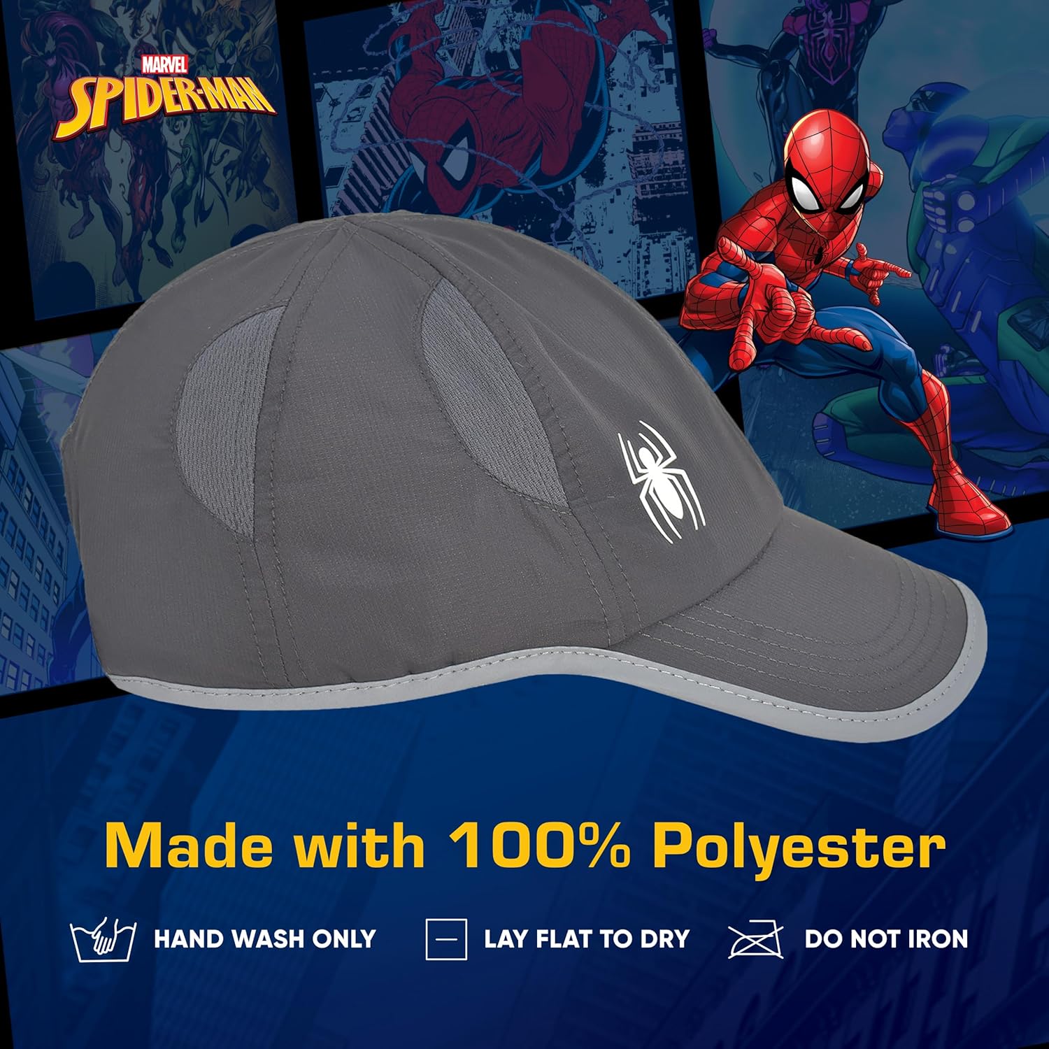 Marvel Spider-Man Running Hat, Lightweight Active Sports Baseball Cap, Men and Women's Golf, Tennis and Gym Accessories - Image 6