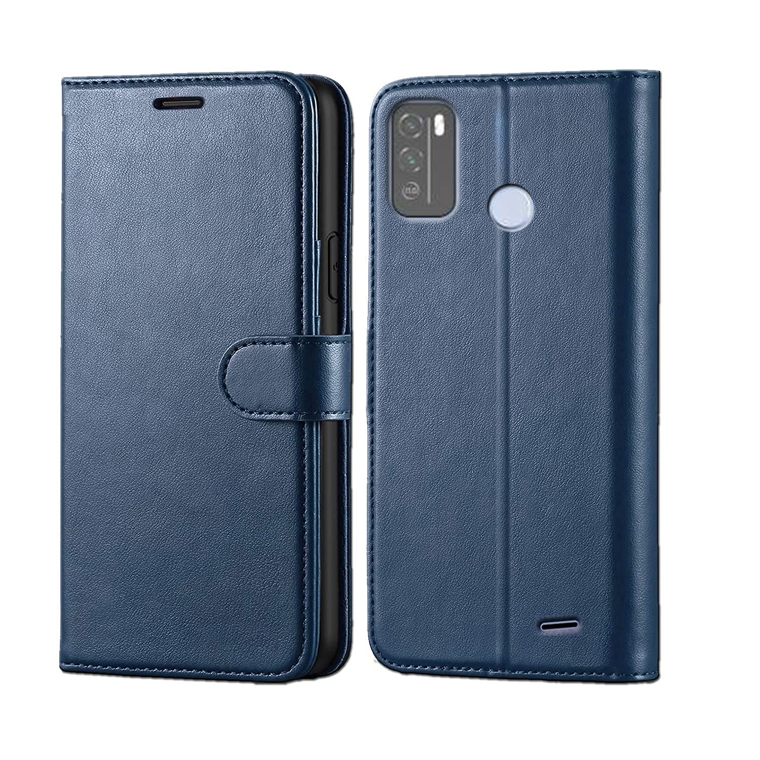 COVERBLACK Vintage Leather Flip Cover for Micromax in 1b - E7533 - Attractive Blue (B099XXZV8Z) Amazon Price History, Amazon Price Tracker