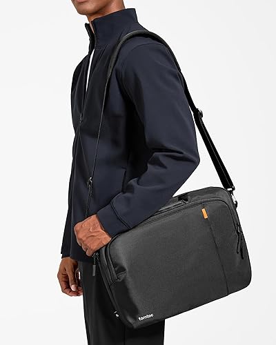 Miniatura 7 de tomtoc Funda protectora delgada 360 para laptop con correa para el hombro para Acer Dell HP ASUS ASUS Lenovo Samsung portátil Chromebook, repelente