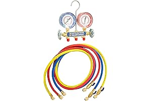Yellow Jacket Full-Port Refrigerant Manifold Gauge Set