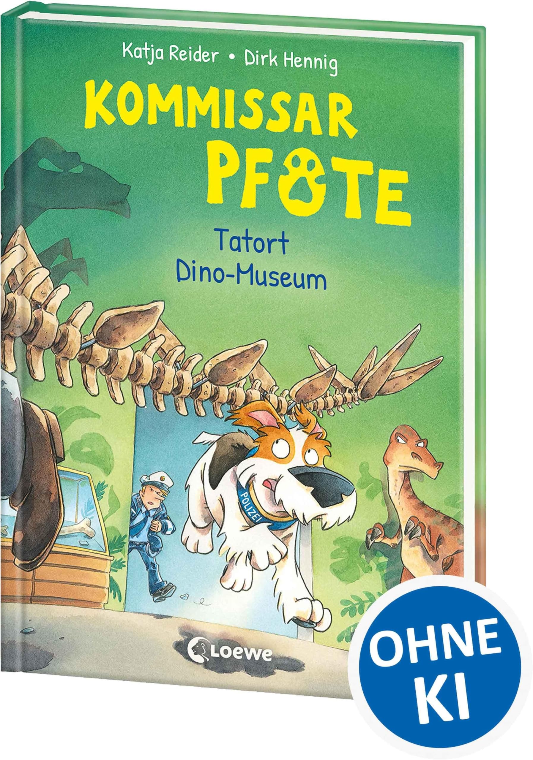 Kommissar Pfote (Band 9) - Tatort Dino-Museum: Begleite den beliebten Hunde-Held bei seiner Spurensuche - Lustiger Kinderkrimi zum Vorlesen und ersten Selberlesen ab 6 Jahren