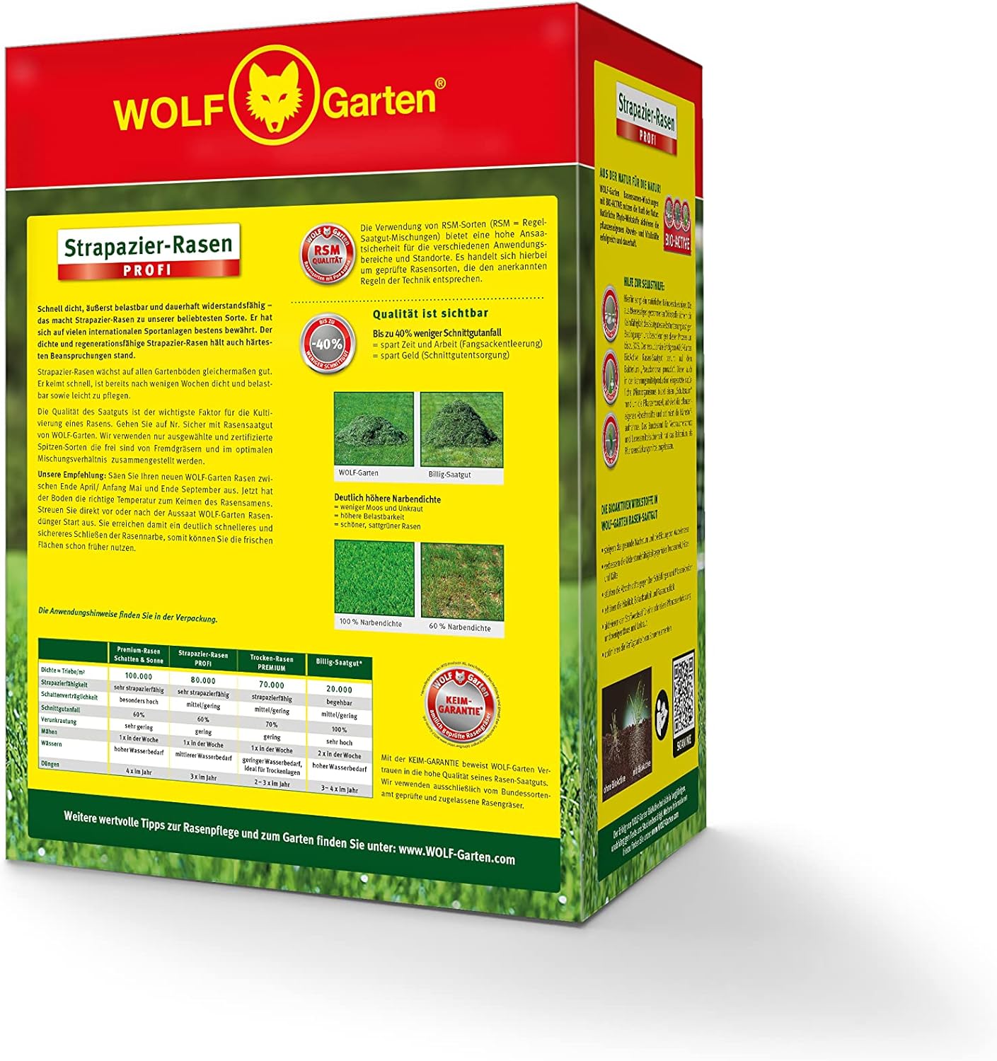 Wolf Garten (inactive) Wolf Garten"Lj 50" Grass Seed, Multi Colour, 40X29X30 Cm