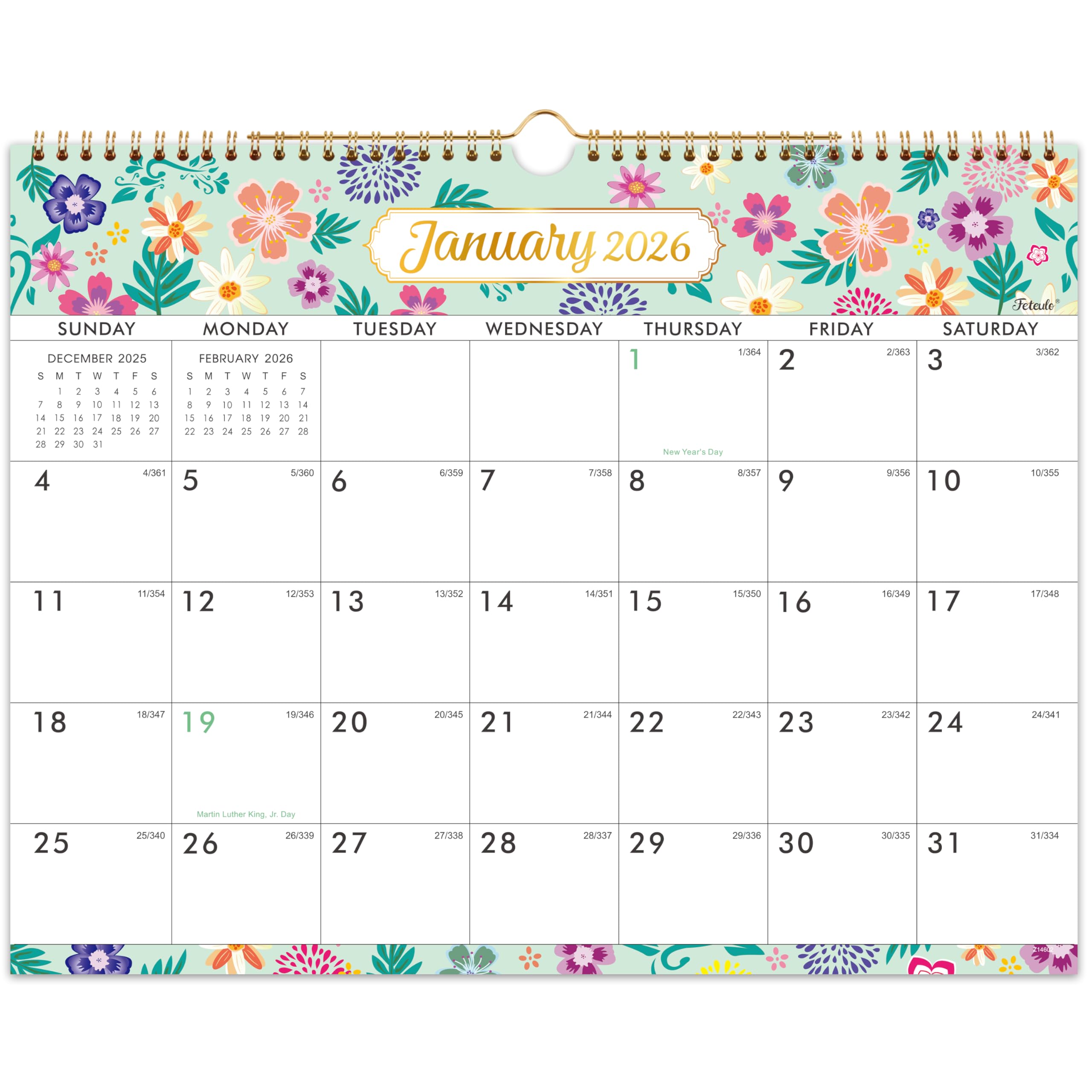 Feteulo 2024-2025 Wall Calendar - Wall Calendar 2024-2025, Jul. 2024 - Dec. 2025,