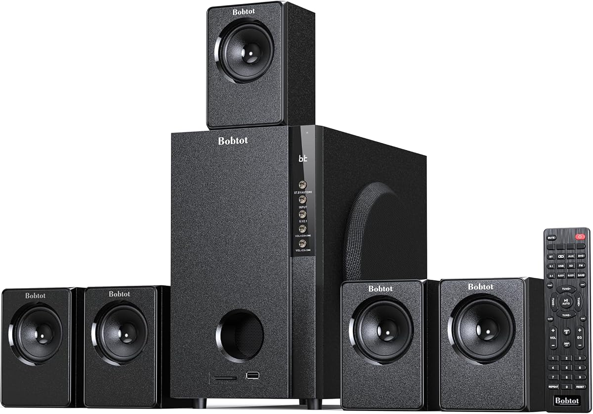 Bobtot 600W 5.1 Home Theater System