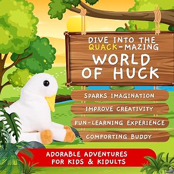 Randimals Huck Horse & Duck Hybrid Mini Plush Toy for Kids